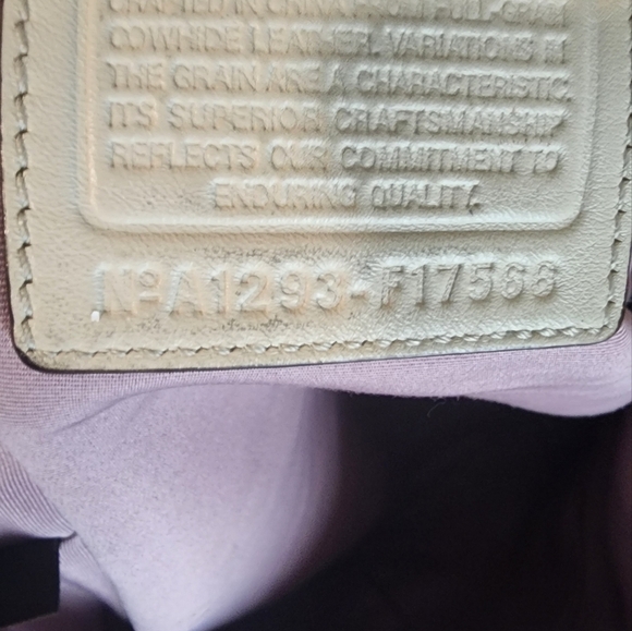 Coach Vintage Alexandra Elegant Cream Gold Shimmer Satchel Handbag - Picture 12 of 15